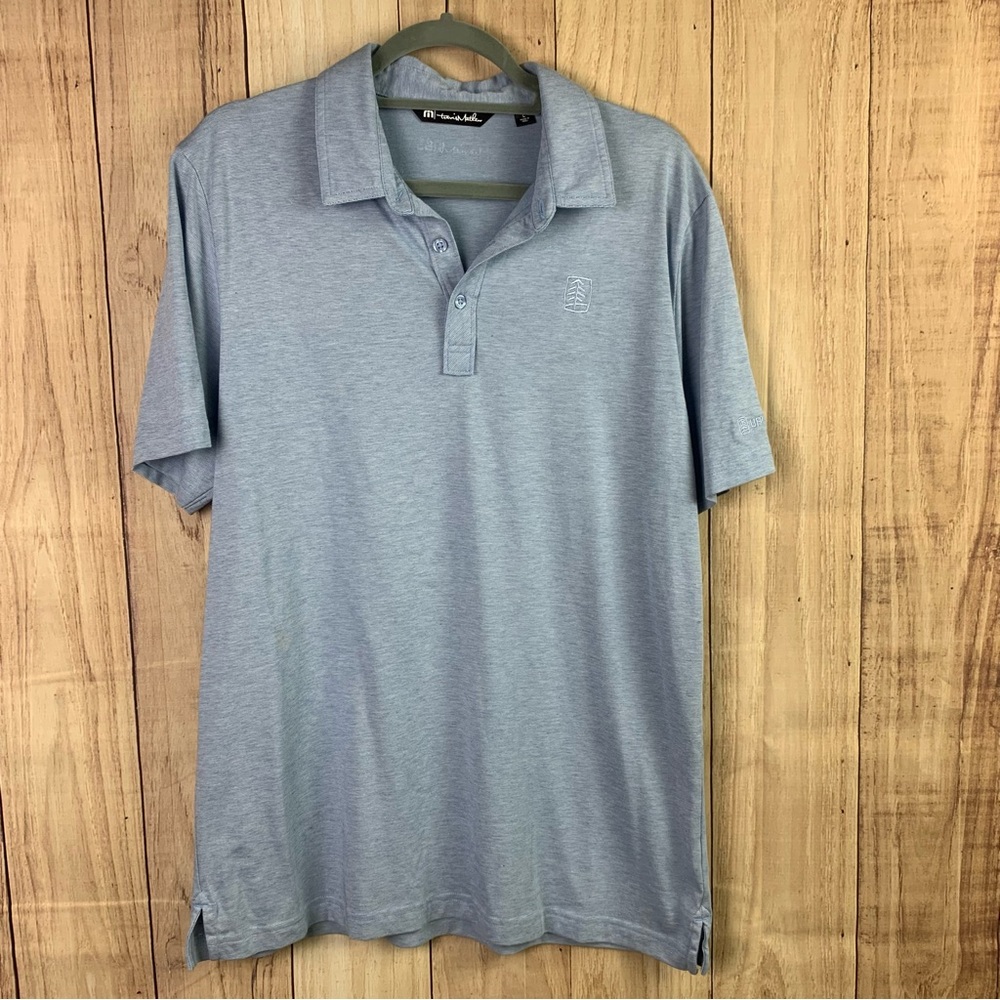 Travis Mathew Blue Polo‎ Shirt Classic Style